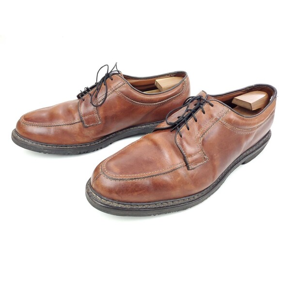 Allen Edmonds Men\'s Shoes Size 12 Wilbert Comfort Leather Oxfords Brown Casual